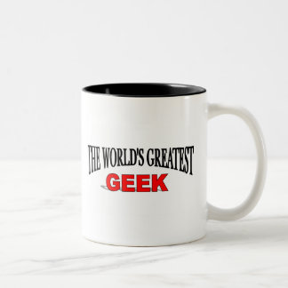 The World's Greatest Geek Two-Tone Coffee Mug