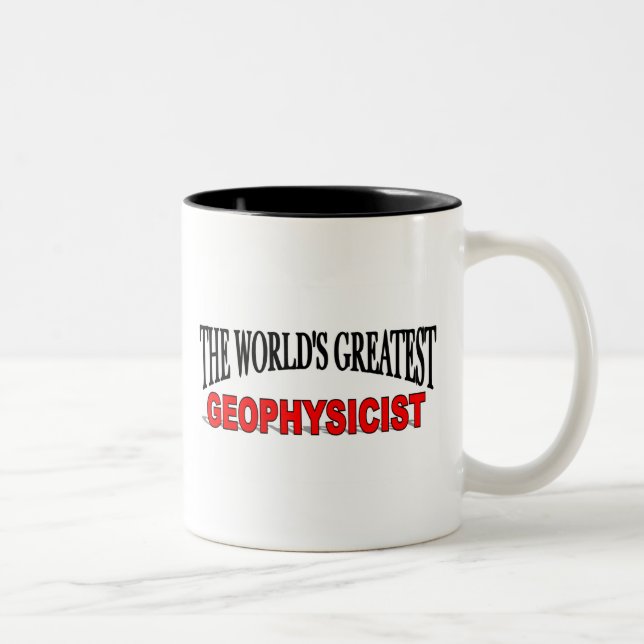 The World's Greatest Geophysicist Two-Tone Coffee Mug (Right)