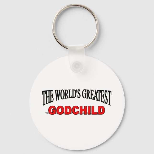 The World's Greatest God Child Key Ring (Front)