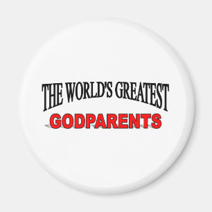 The World's Greatest God Parents Magnet