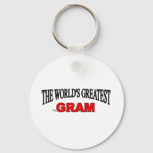 The World's Greatest Gram Key Ring