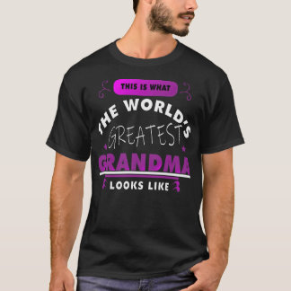 the worlds greatest grandma rodeo riders school  T-Shirt