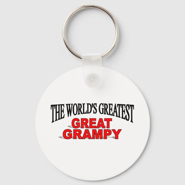 The World's Greatest Great Grampy Key Ring (Front)