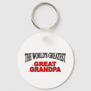 The World's Greatest Great Grandpa Key Ring