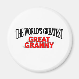 The World's Greatest Great Granny Magnet