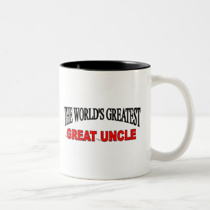 The World's Greatest Great Uncle Two-Tone Coffee Mug