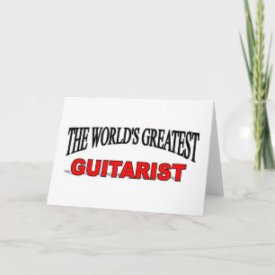 The World's Greatest Guitarist Card