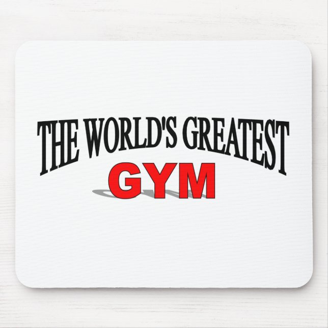The World's Greatest Gym Mouse Pad (Front)