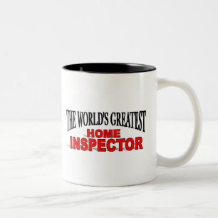 The World's Greatest Home Inspector Two-Tone Coffee Mug
