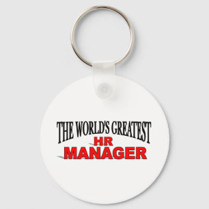 The World's Greatest HR Manager Key Ring