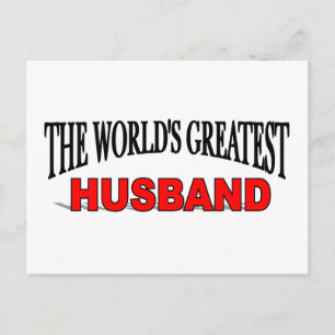 The World's Greatest Husband Postcard