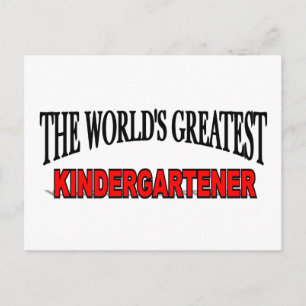 The World's Greatest Kindergartener Postcard
