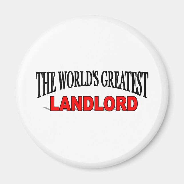 The World's Greatest Landlord Magnet (Front)