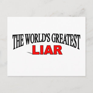 The World's Greatest Liar Postcard