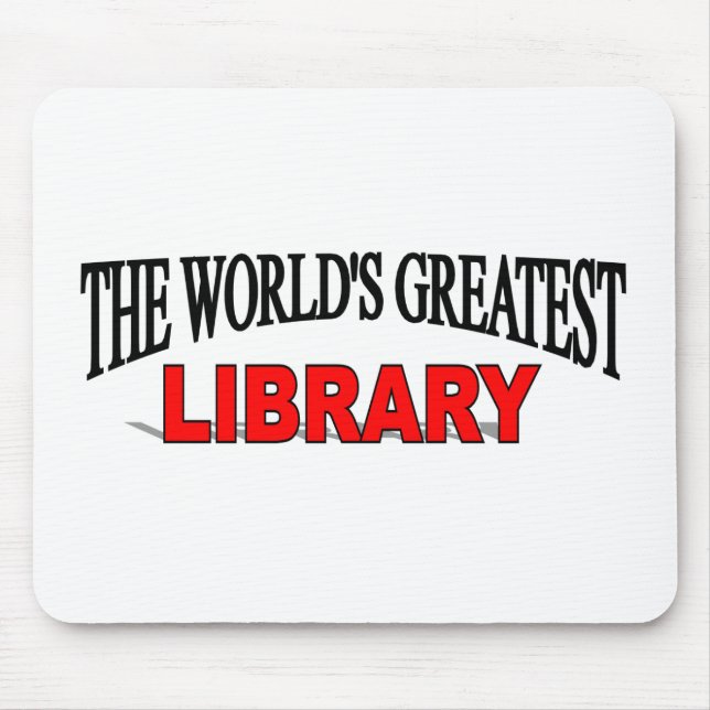 The World's Greatest Library Mouse Pad (Front)