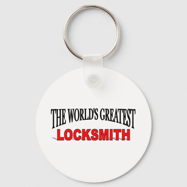 The World's Greatest Locksmith Key Ring (Front)