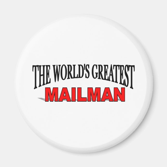 The World's Greatest Mailman Magnet (Front)
