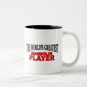 The World's Greatest Mandolin Player Two-Tone Coffee Mug