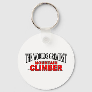 The World's Greatest Mountain Climber Key Ring