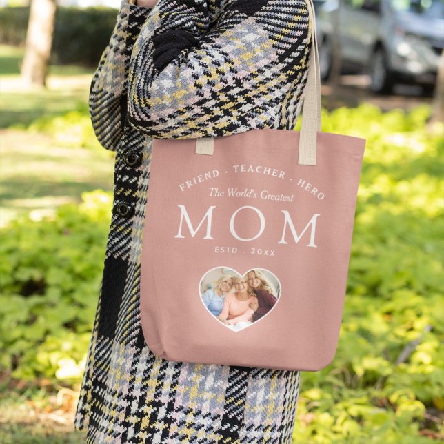 The World's Greatest Mum Friend Teacher Hero Tote Bag (Creator Uploaded)