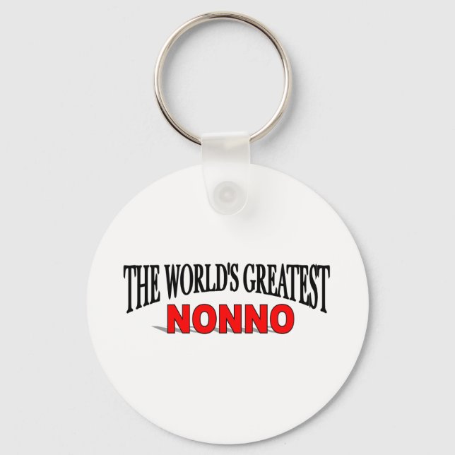 The World's Greatest Nonno Key Ring (Front)