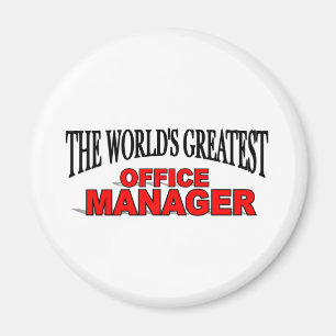 The World's Greatest Office Manager Magnet