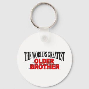 The World's Greatest Older Brother Key Ring
