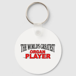 The World's Greatest Organ Player Key Ring
