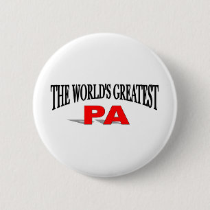 The World's Greatest Pa 6 Cm Round Badge