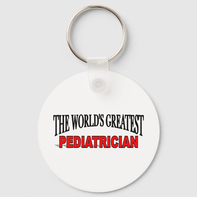 The World's Greatest Paediatrician Key Ring (Front)