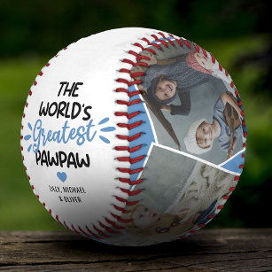 The World's Greatest Pawpaw 4 Photo Baseball