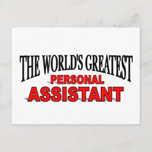 The World's Greatest Personal Assistant Postcard