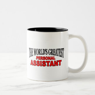 The World's Greatest Personal Assistant Two-Tone Coffee Mug
