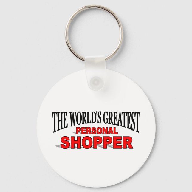 The World's Greatest Personal Shopper Key Ring (Front)