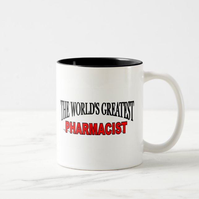 The World's Greatest Pharmacist Two-Tone Coffee Mug (Right)