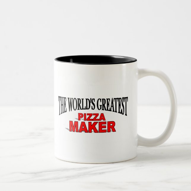 The World's Greatest Pizza Maker Two-Tone Coffee Mug (Right)