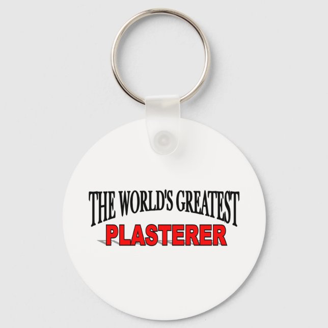 The World's Greatest Plasterer Key Ring (Front)