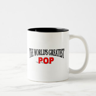 The World's Greatest Pop Two-Tone Coffee Mug