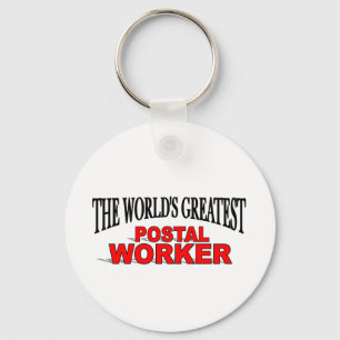 The World's Greatest Postal Worker Key Ring