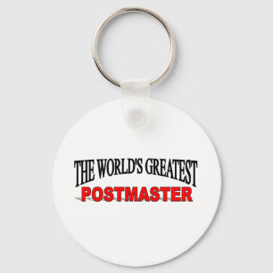 The World's Greatest Postmaster Key Ring