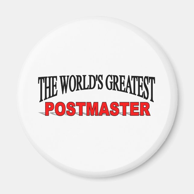 The World's Greatest Postmaster Magnet (Front)