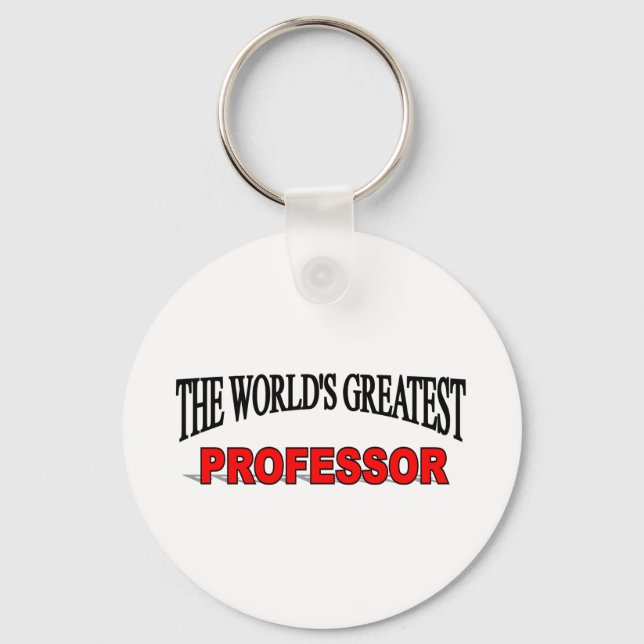 The World's Greatest Professor Key Ring (Front)