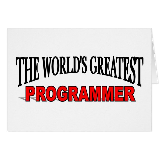 The World's Greatest Programmer (Front Horizontal)