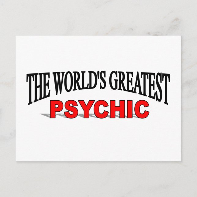The World's Greatest Psychic Postcard (Front)