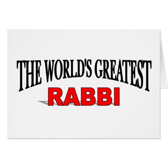 The World's Greatest Rabbi Card