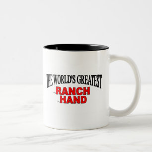 The World's Greatest Ranch Hand Two-Tone Coffee Mug