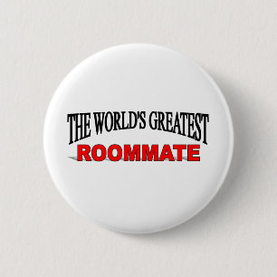 The World's Greatest Roommate 6 Cm Round Badge