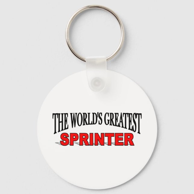 The World's Greatest Sprinter Key Ring (Front)