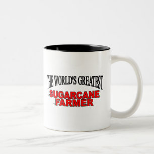 The World's Greatest Sugarcane Farmer Two-Tone Coffee Mug