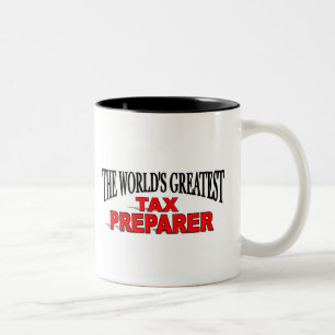 The World's Greatest Tax Preparer Two-Tone Coffee Mug